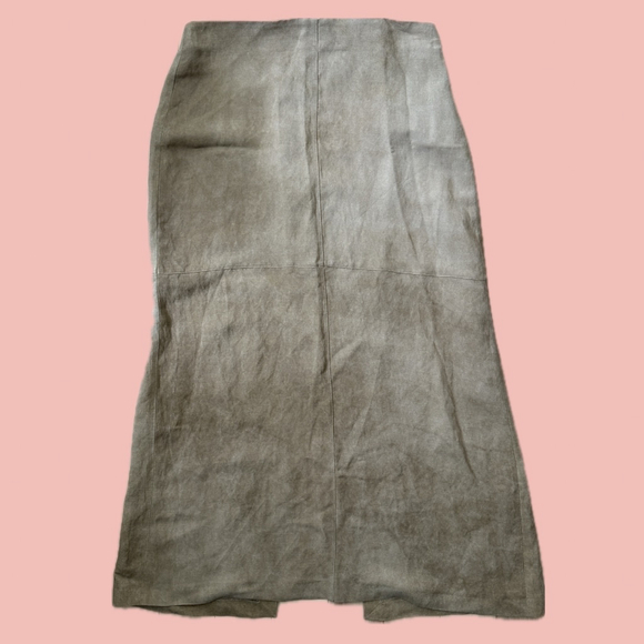 Massimo Dutti Skirt – Linen Viscose Blend, Fitted & Flowy - Picture 1 of 10